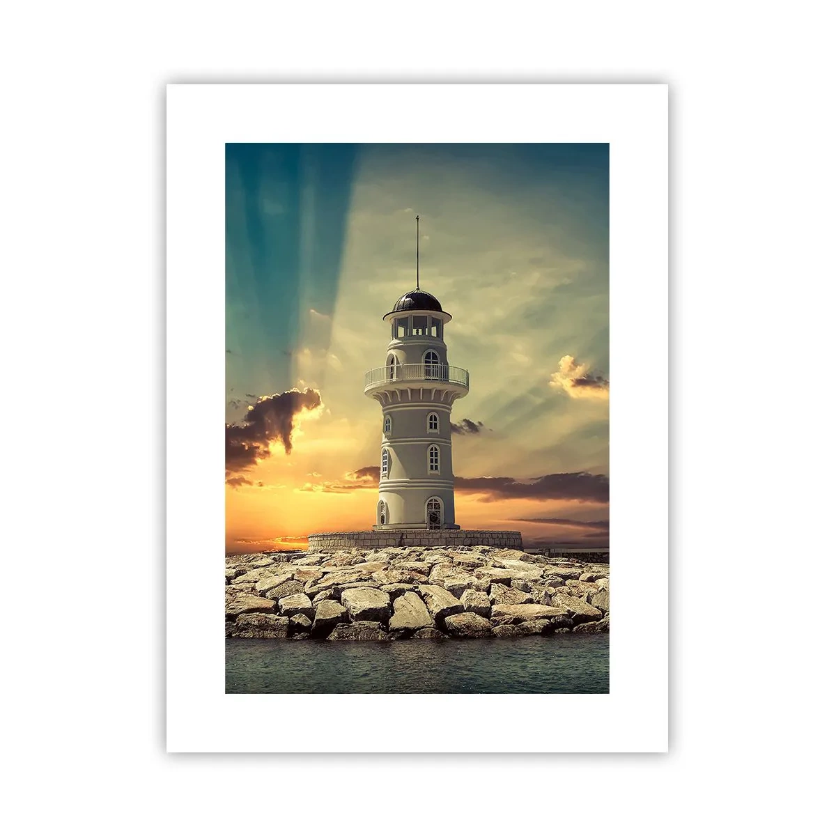 Póster - Luz - Bondad - Belleza - 30x40 cm