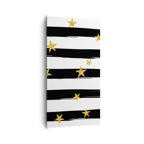 Cuadro sobre lienzo - Impresión de Imagen - Todos hemos nacido bajo una estrella de la suerte - 65x120 cm