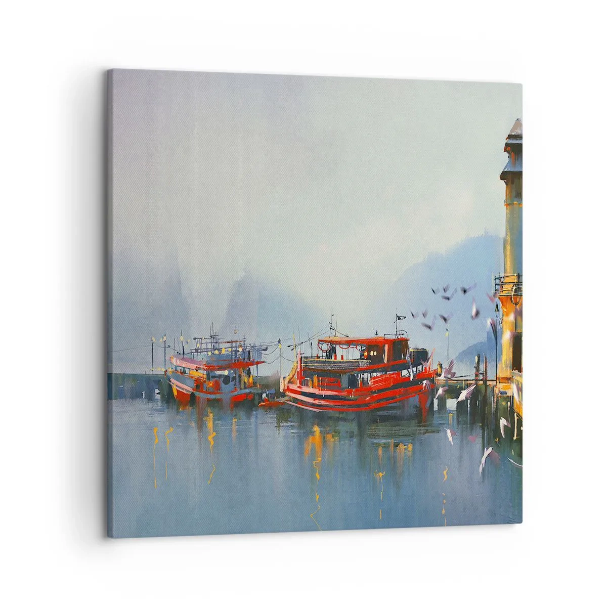 Cuadro sobre lienzo - Impresión de Imagen - En el fin del mundo - 50x50 cm
