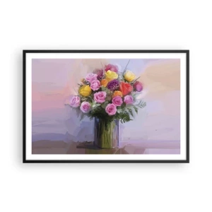 Póster en marco negro - Belleza inmortalizada - 91x61 cm