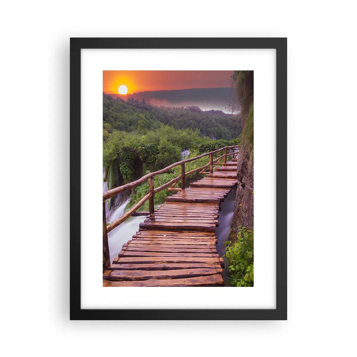 Póster en marco negro - Una belleza inimaginable - 30x40 cm