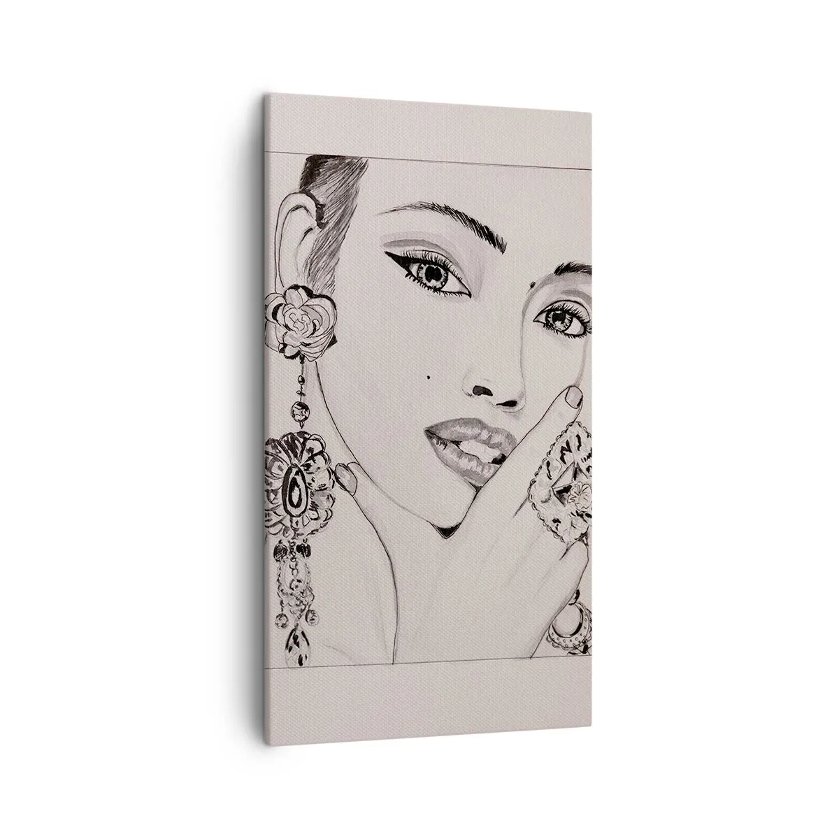 Cuadro sobre lienzo - Impresión de Imagen - La joya más bella - 45x80 cm