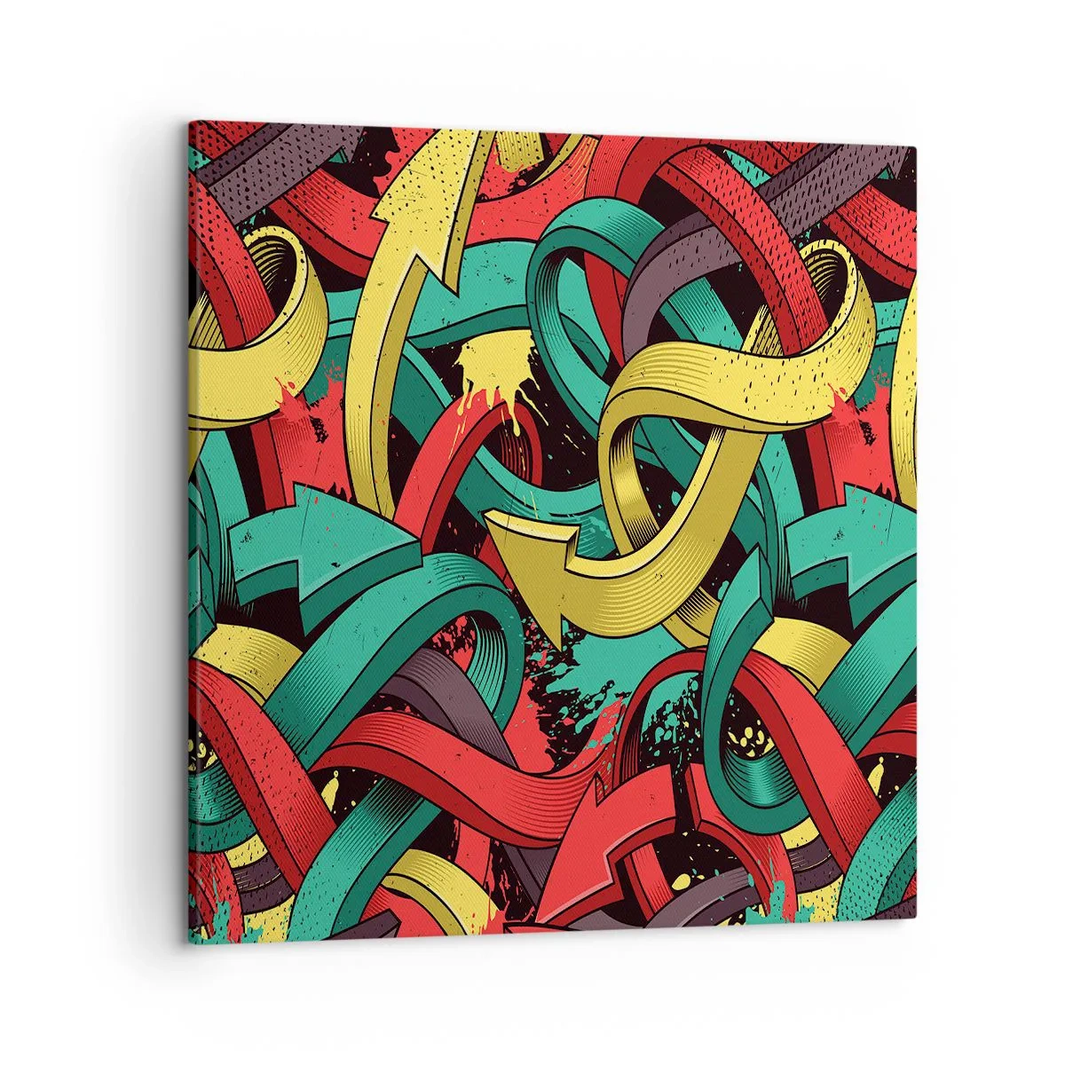 Cuadro sobre lienzo - Impresión de Imagen - ¿Qué camino tomar? - 50x50 cm