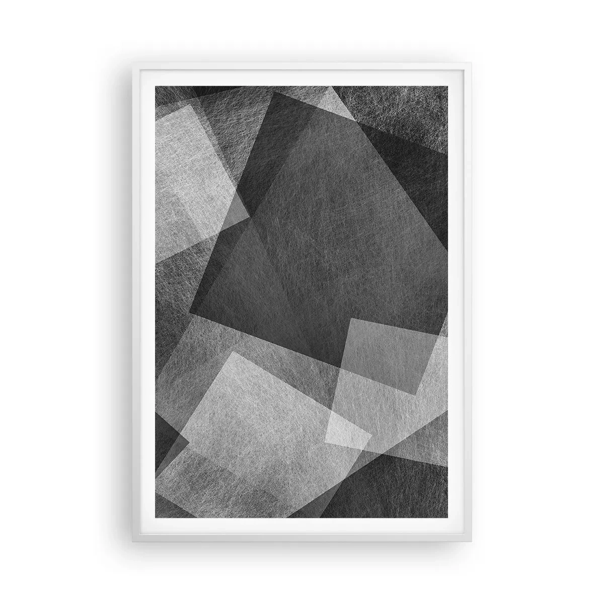 Póster en marco blanco - Un símbolo eterno de permanencia y orden - 70x100 cm