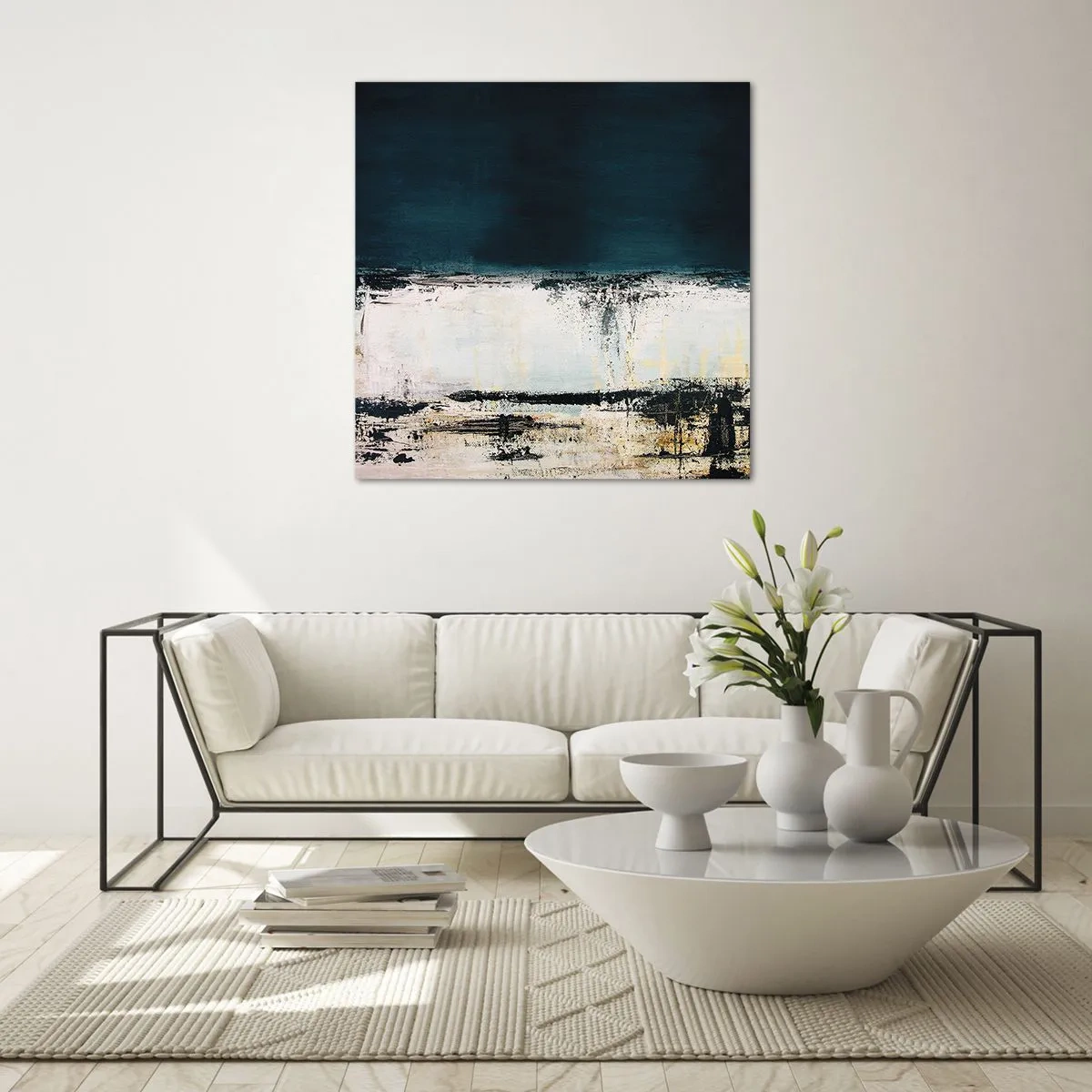 Cuadro sobre vidrio - Impresiones sobre Vidrio - Composición horizontal - 50x50 cm