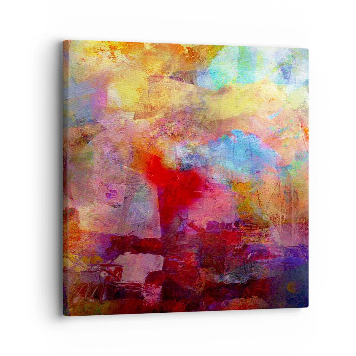 Cuadro sobre lienzo - Impresión de Imagen - Mira dentro del arco iris - 30x30 cm