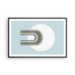 Póster en marco negro - Una atracción irresistible - 91x61 cm