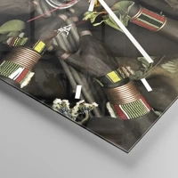 Esfera sin numeración, con rayas