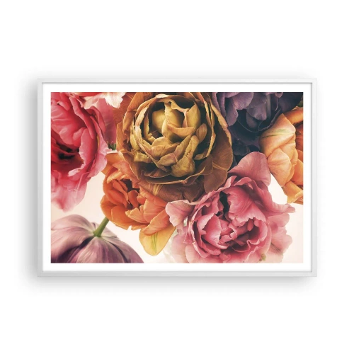 Póster en marco blanco - Celebración de la vida - 100x70 cm