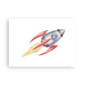 Póster - Más alto, más rápido, más lejos - 70x50 cm