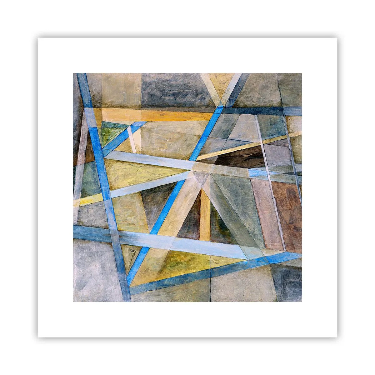 Póster - ¿Recto o inclinado? - 30x30 cm
