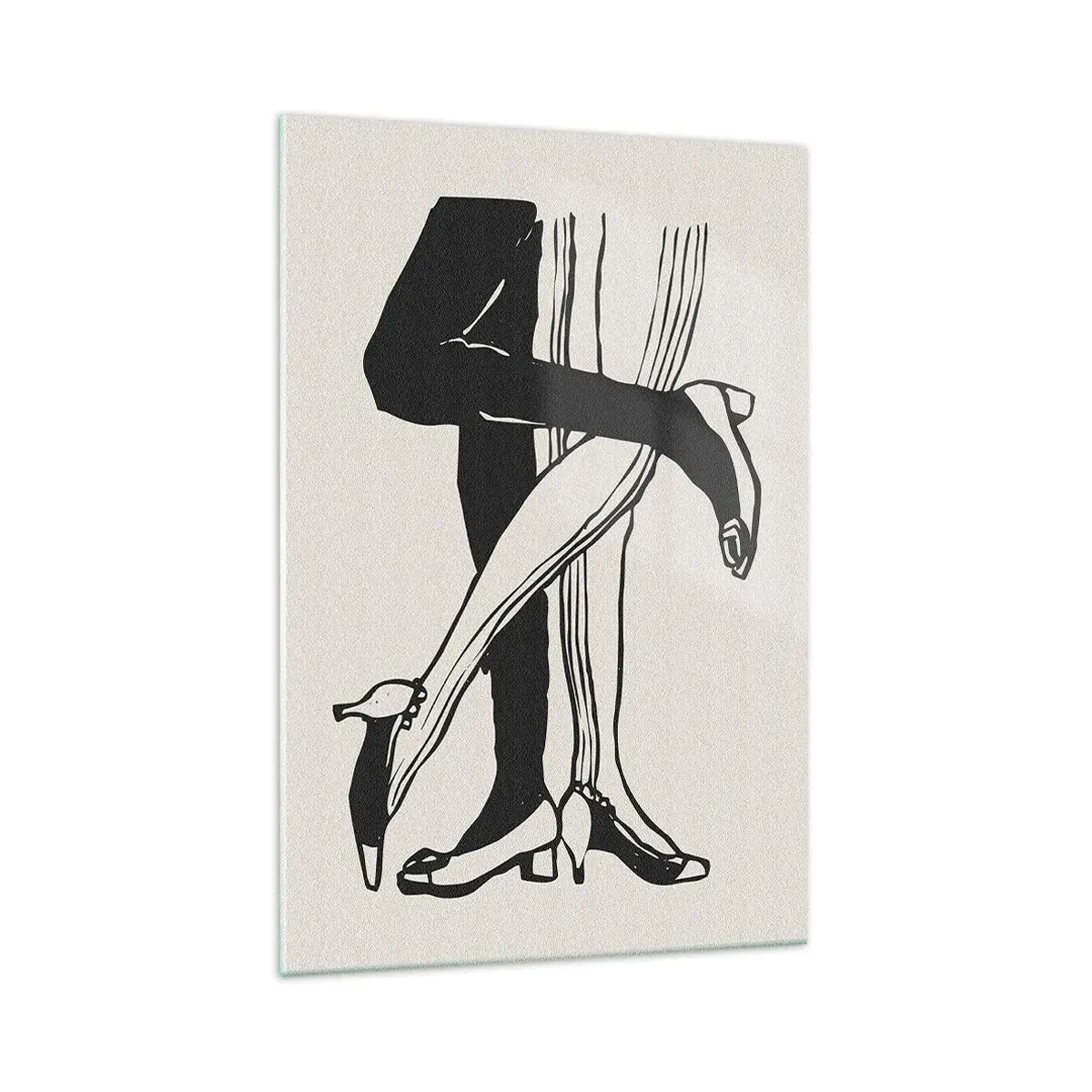 Cuadro sobre vidrio - Impresiones sobre Vidrio - Atributo femenino - 70x100 cm