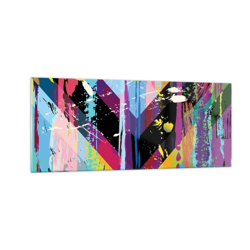 Cuadro sobre vidrio - Impresiones sobre Vidrio - De arriba a abajo - 100x40 cm