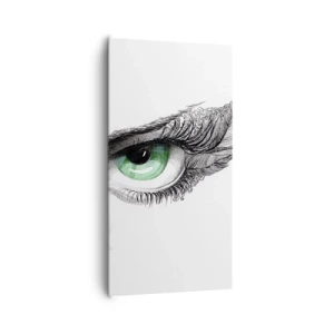 Cuadro sobre lienzo - Impresión de Imagen - Hermosa y lista para atacar - 65x120 cm