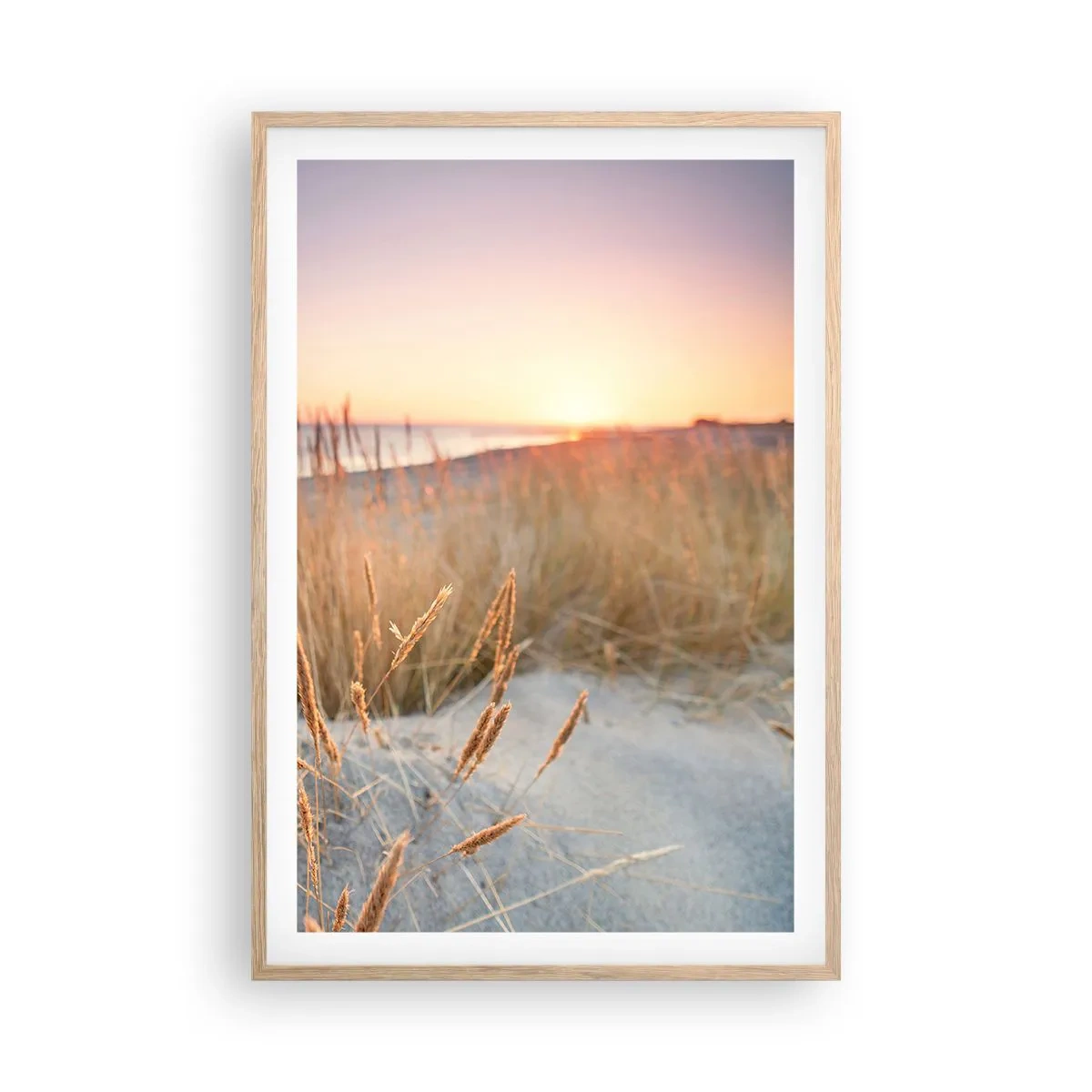 Póster en marco roble claro - Dulce nana del Báltico - 61x91 cm