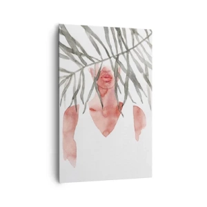 Cuadro sobre lienzo - Impresión de Imagen - Dama del trópico - 80x120 cm