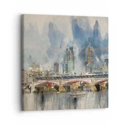Cuadro sobre lienzo - Impresión de Imagen - Londres en todo su esplendor - 30x30 cm