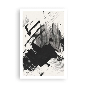 Póster - Abstracción: la expresión del negro - 61x91 cm
