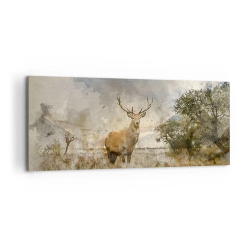 Cuadro sobre lienzo - Impresión de Imagen - Dignidad - fuerza - encanto - 100x40 cm