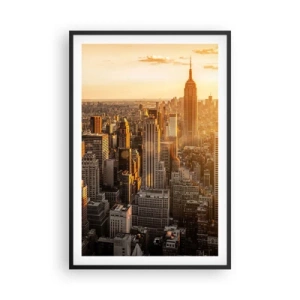 Póster en marco negro - Creciendo al sol - 61x91 cm