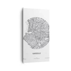 Cuadro sobre lienzo - Impresión de Imagen - Anatomía de Marsella - 65x120 cm