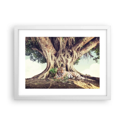 Póster en marco blanco - Una visión desde el Génesis - 40x30 cm