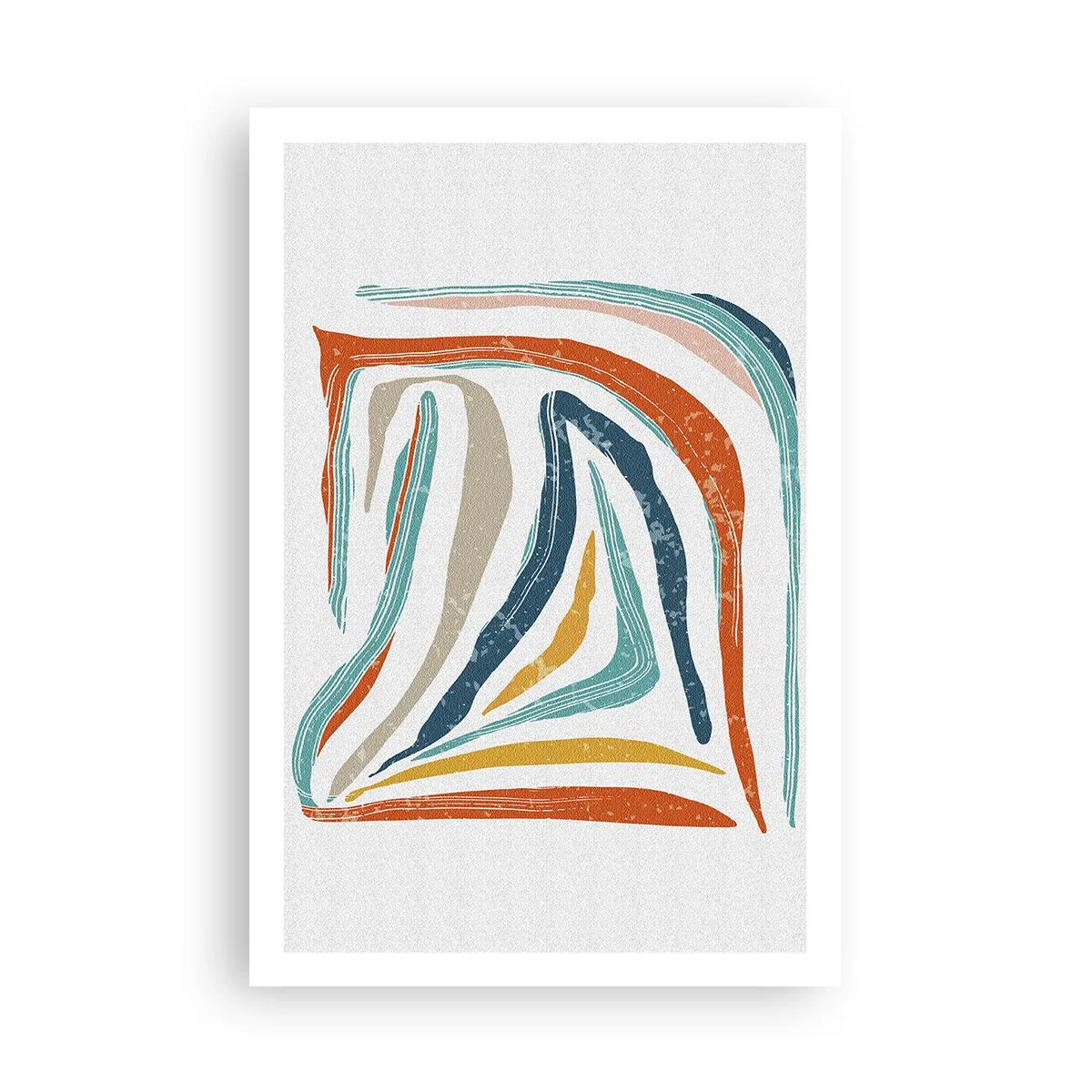 Póster - Abstracción sonriente y amistosa - 61x91 cm