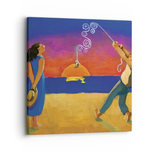 Cuadro sobre lienzo - Impresión de Imagen - Mucho más que una estrella del cielo - 30x30 cm