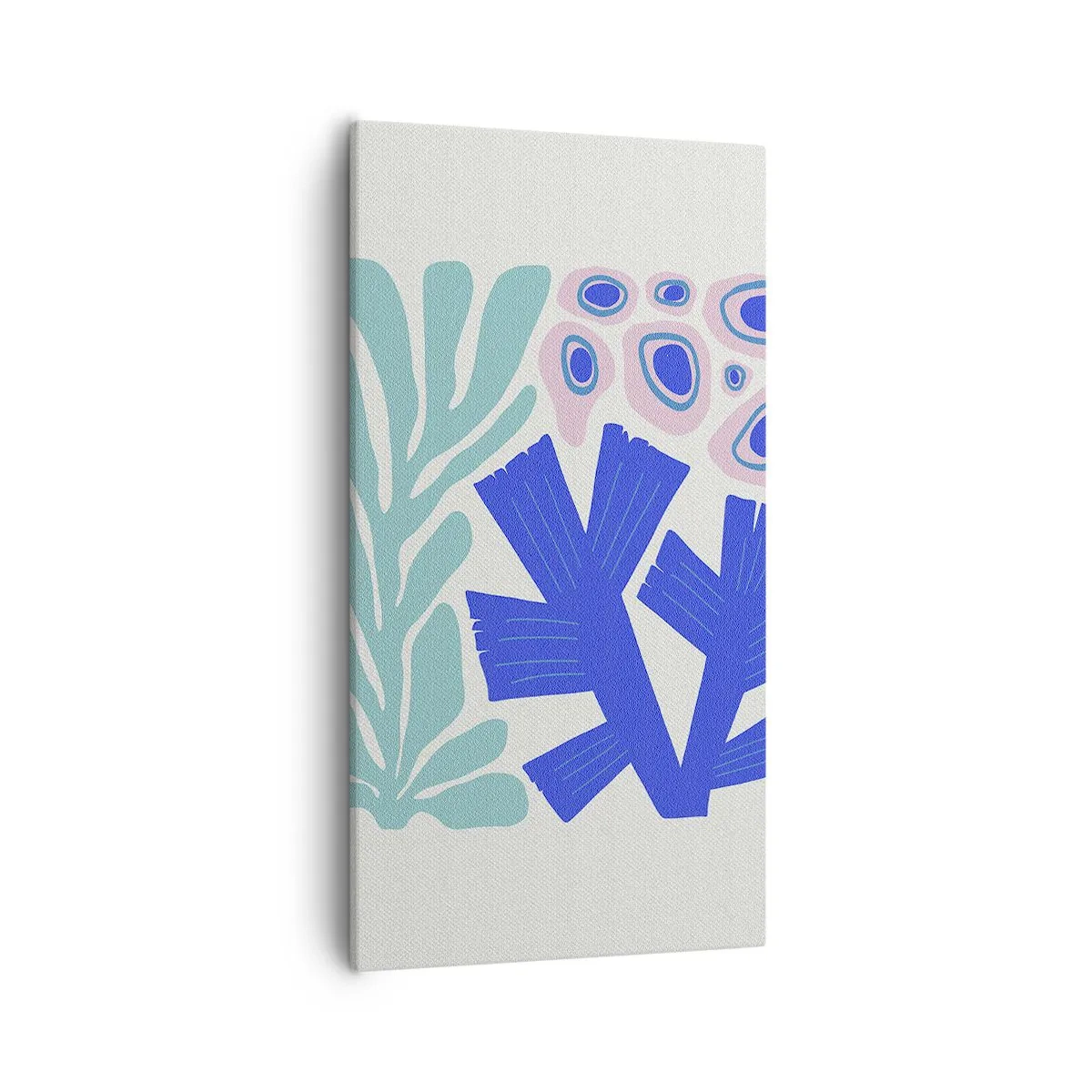 Cuadro sobre lienzo - Impresión de Imagen - Jardín submarino - 55x100 cm