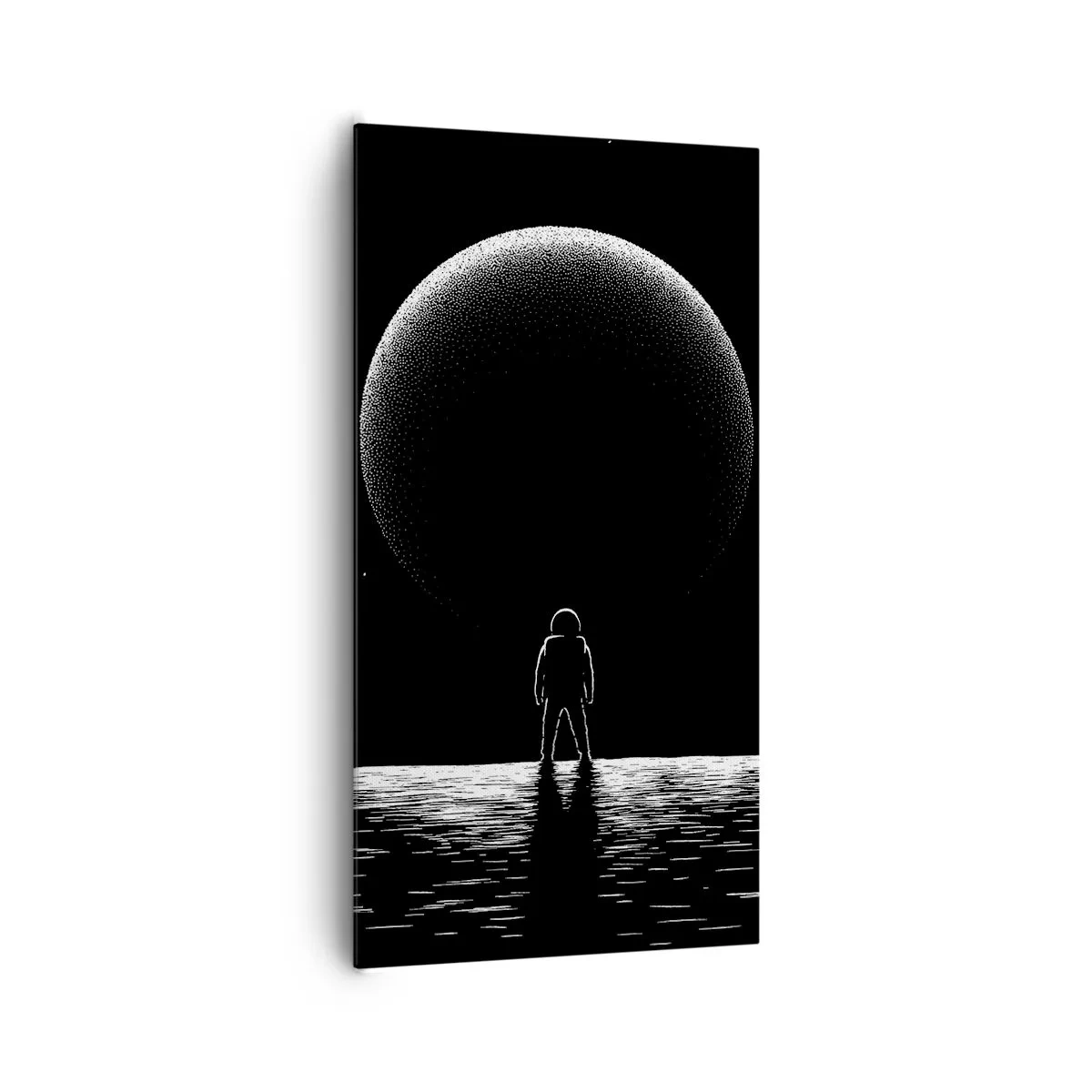 Cuadro sobre lienzo - Impresión de Imagen - Cara a cara - 65x120 cm