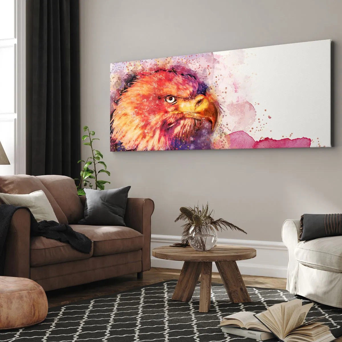 Cuadro sobre lienzo - Impresión de Imagen - No quieres saber lo que estoy pensando - 100x40 cm