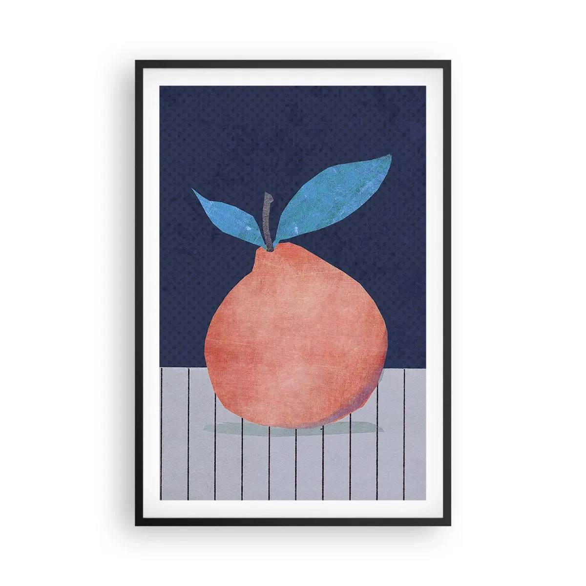 Póster en marco negro - Convexidad y plano - 61x91 cm