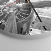 Esfera sin numeración, con rayas