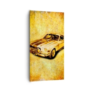 Cuadro sobre lienzo - Impresión de Imagen - Los locos años 70. - 65x120 cm