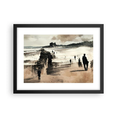 Póster en marco negro - Un sueño evocado - 40x30 cm