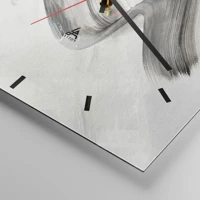 Esfera sin numeración, con rayas