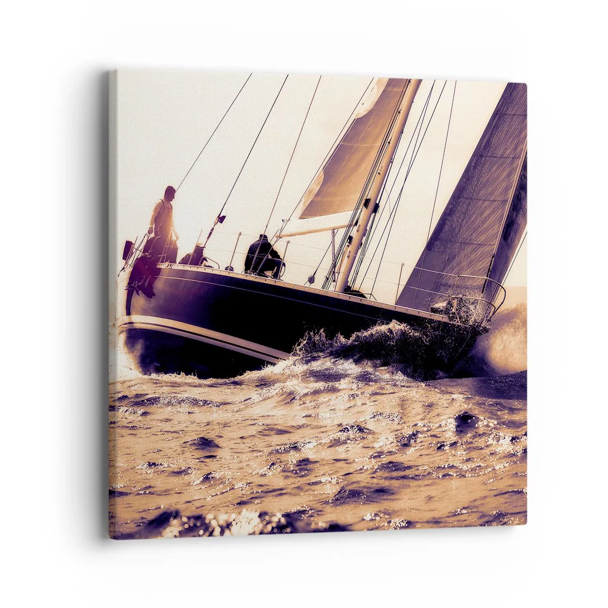 Cuadro sobre lienzo - Impresión de Imagen - Navega, marinero - 40x40 cm