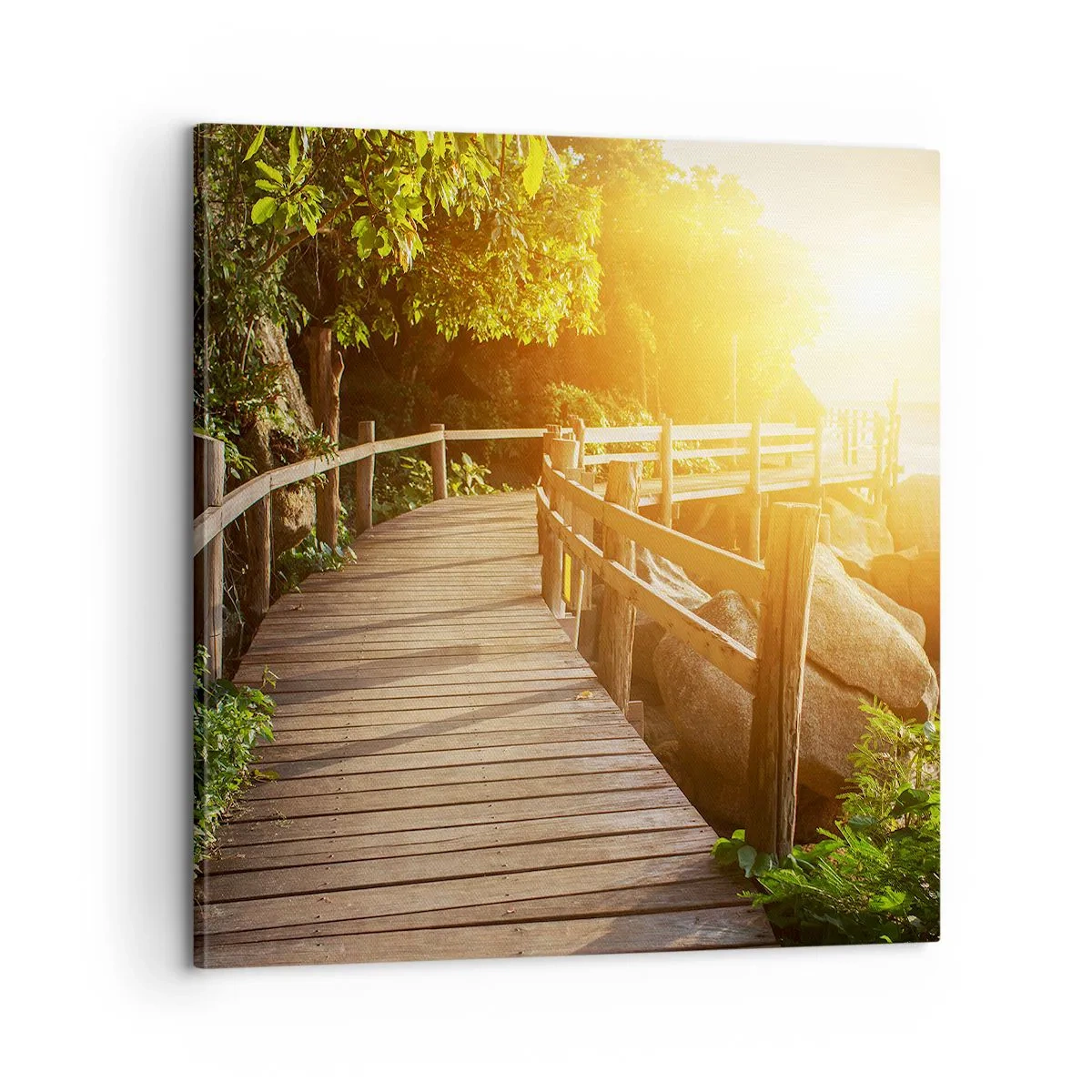 Cuadro sobre lienzo - Impresión de Imagen - Otra curva, otra maravilla - 60x60 cm