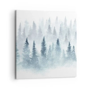 Cuadro sobre lienzo - Impresión de Imagen - Envuelto en la niebla - 50x50 cm