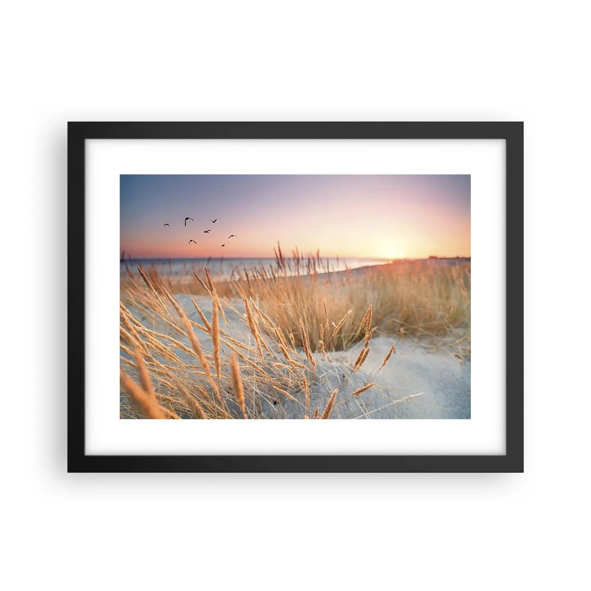 Póster en marco negro - Dulce nana del Báltico - 40x30 cm