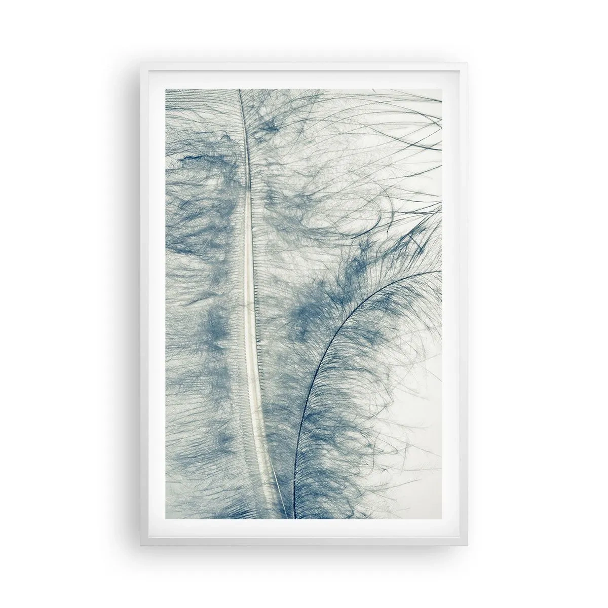 Póster en marco blanco - Susurro de la naturaleza - 61x91 cm