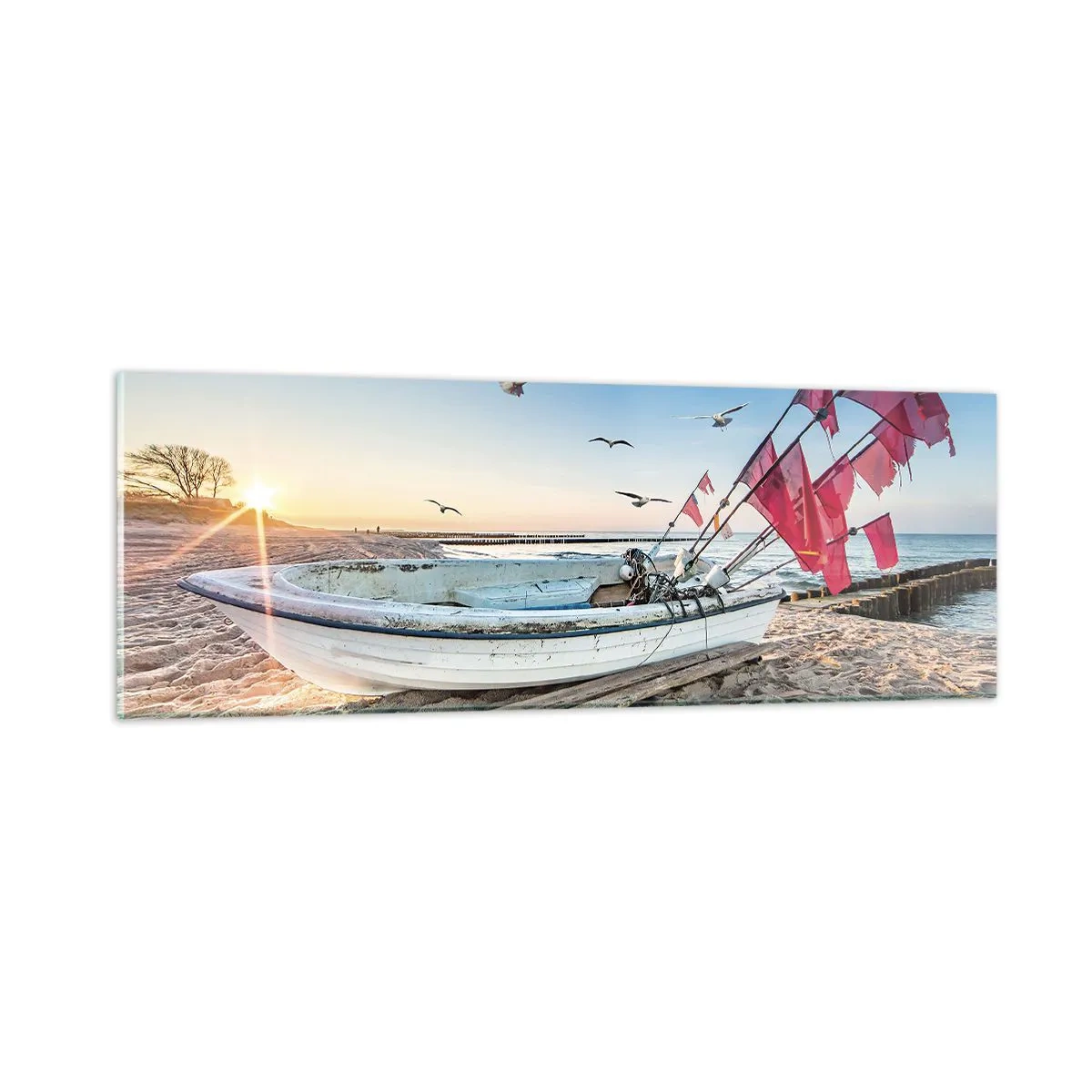 Cuadro sobre vidrio - Impresiones sobre Vidrio - Un merecido descanso - 90x30 cm