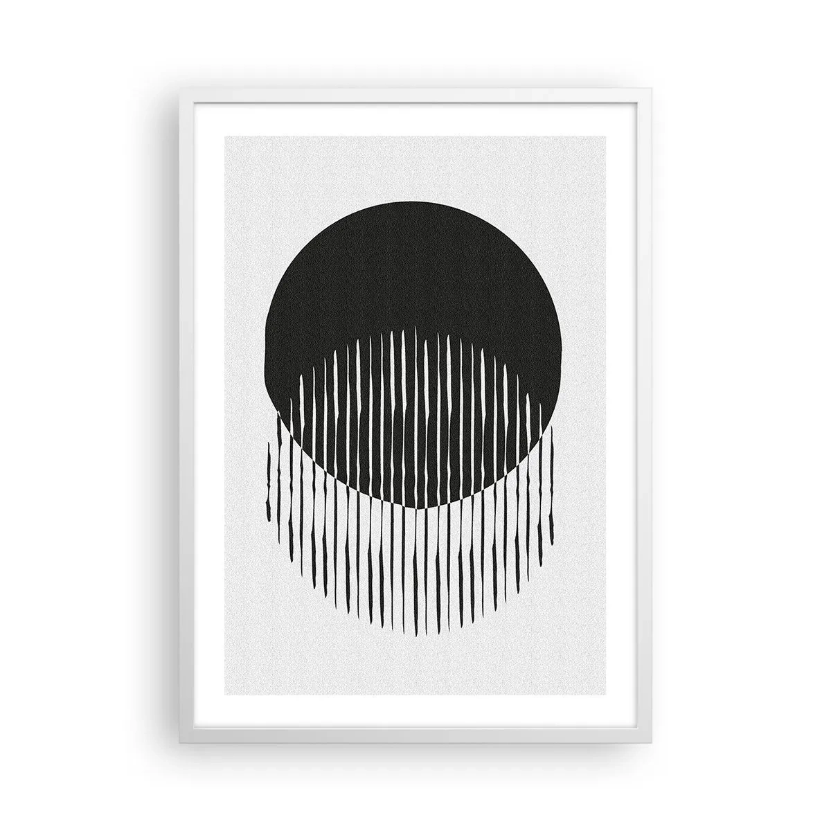 Póster en marco blanco - Su alter ego - 50x70 cm
