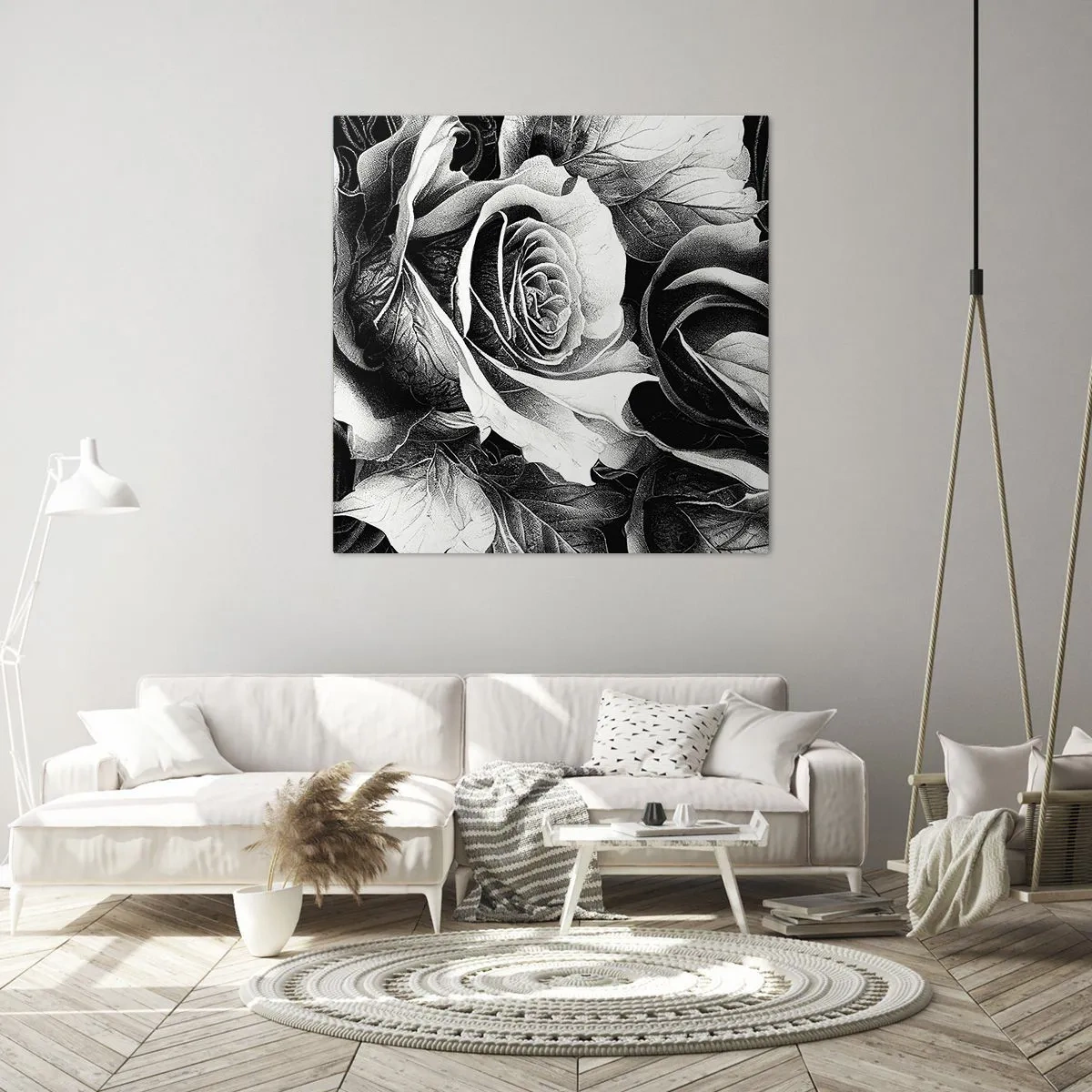 Cuadro sobre lienzo - Impresión de Imagen - Siempre como una reina - 60x60 cm