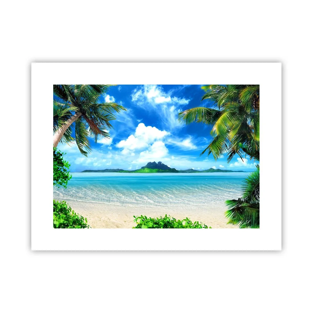 Póster - El azul de los trópicos - 40x30 cm