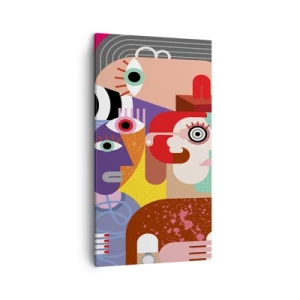 Cuadro sobre lienzo - Impresión de Imagen - Estilo Picasso - 45x80 cm