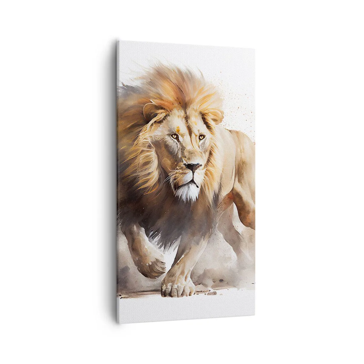 Cuadro sobre lienzo - Impresión de Imagen - El rey ha partido - 55x100 cm