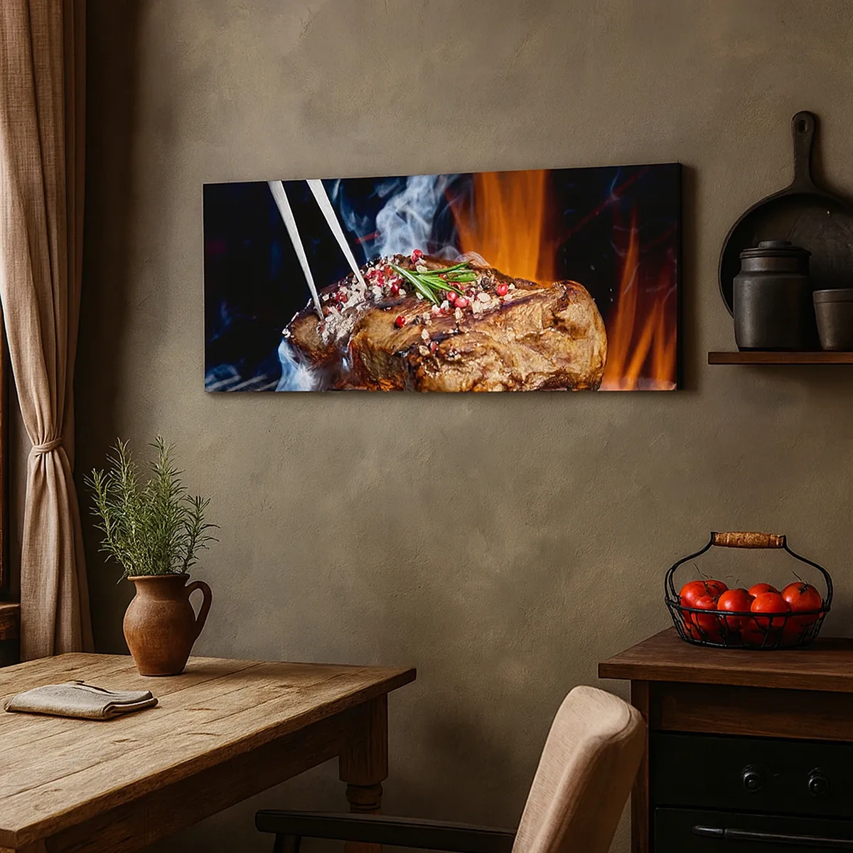 Cuadro sobre lienzo - Impresión de Imagen - Jugoso y fragante - 30x30 cm