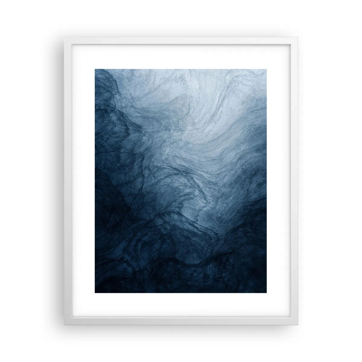 Póster en marco blanco - En las profundidades - 40x50 cm