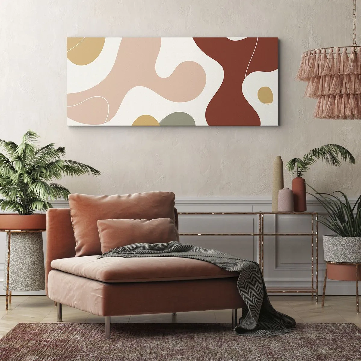 Cuadro sobre lienzo - Impresión de Imagen - La esencia de la pintura - 100x40 cm